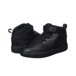 Infant Baby Boys Nike Court Borough Mid 2 High Top Black Sneakers - Sz 3